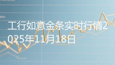 工行如意金条实时行情2025年11月18日