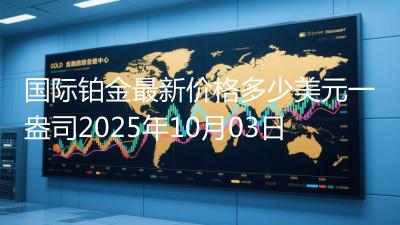 国际铂金最新价格多少美元一盎司2025年10月03日