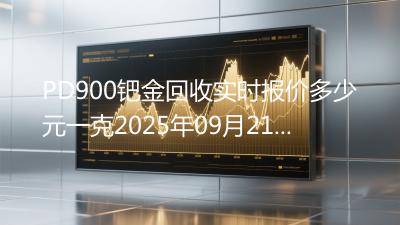 PD900钯金回收实时报价多少元一克2025年09月21日