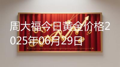 周大福今日黄金价格2025年06月29日