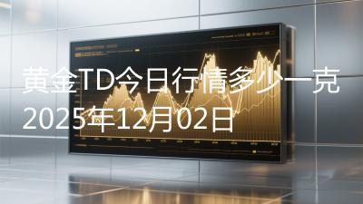 黄金TD今日行情多少一克2025年12月02日