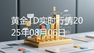 黄金TD实时行情2025年08月06日