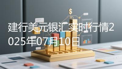 建行美元银汇实时行情2025年07月10日