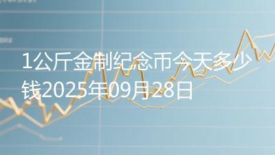 1公斤金制纪念币今天多少钱2025年09月28日