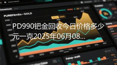 PD990钯金回收今日价格多少元一克2025年06月08日