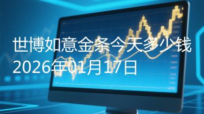 世博如意金条今天多少钱2026年01月17日