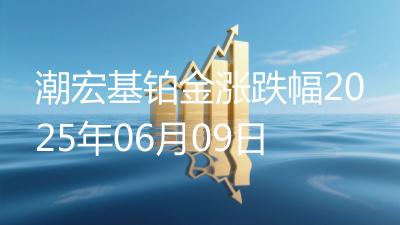 潮宏基铂金涨跌幅2025年06月09日