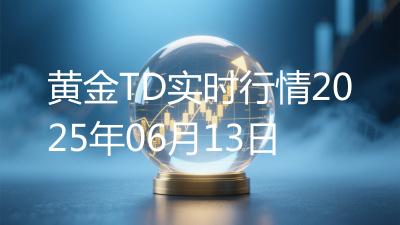 黄金TD实时行情2025年06月13日