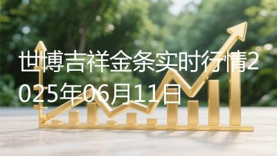 世博吉祥金条实时行情2025年06月11日