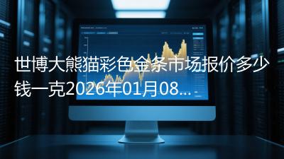 世博大熊猫彩色金条市场报价多少钱一克2026年01月08日