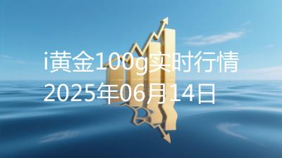 i黄金100g实时行情2025年06月14日