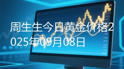 周生生今日黄金价格2025年09月08日