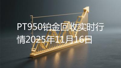 PT950铂金回收实时行情2025年11月16日