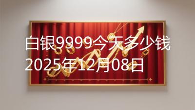 白银9999今天多少钱2025年12月08日
