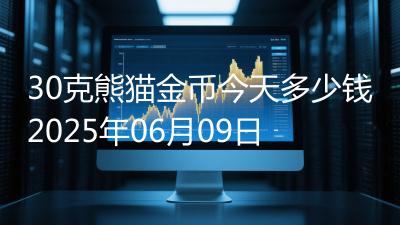 30克熊猫金币今天多少钱2025年06月09日