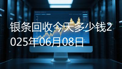 银条回收今天多少钱2025年06月08日