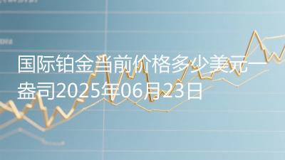 国际铂金当前价格多少美元一盎司2025年06月23日