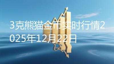 3克熊猫金币实时行情2025年12月22日