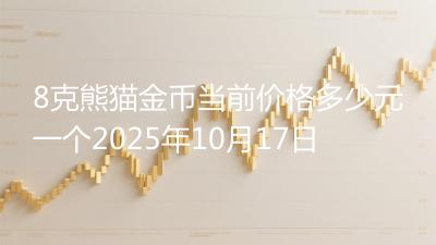 8克熊猫金币当前价格多少元一个2025年10月17日