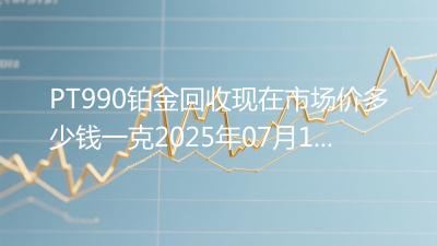 PT990铂金回收现在市场价多少钱一克2025年07月18日