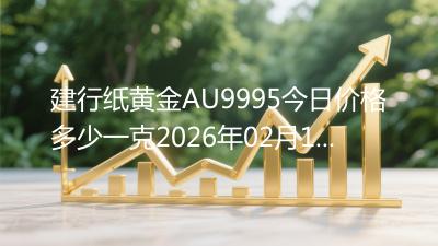 建行纸黄金AU9995今日价格多少一克2026年02月18日