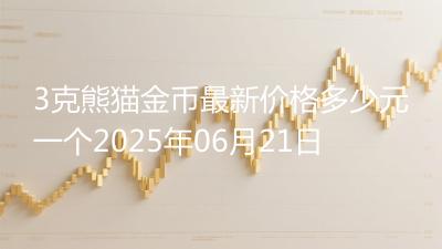 3克熊猫金币最新价格多少元一个2025年06月21日