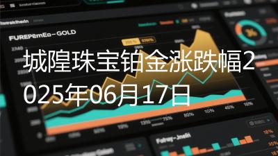 城隍珠宝铂金涨跌幅2025年06月17日