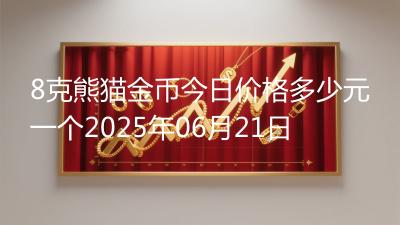 8克熊猫金币今日价格多少元一个2025年06月21日