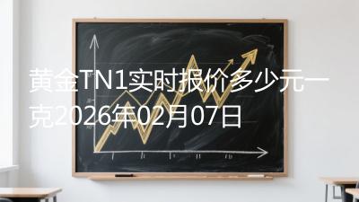 黄金TN1实时报价多少元一克2026年02月07日