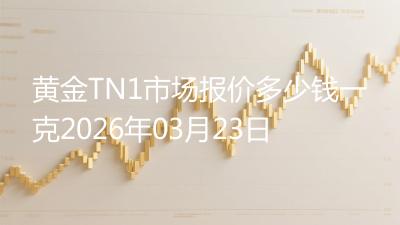 黄金TN1市场报价多少钱一克2026年03月23日