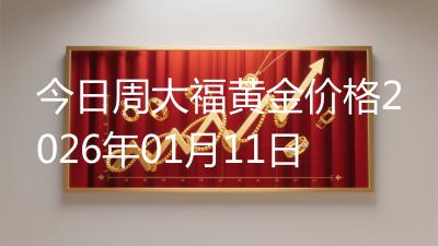 今日周大福黄金价格2026年01月11日