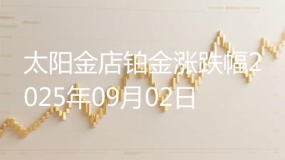 太阳金店铂金涨跌幅2025年09月02日