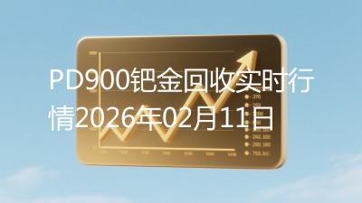 PD900钯金回收实时行情2026年02月11日