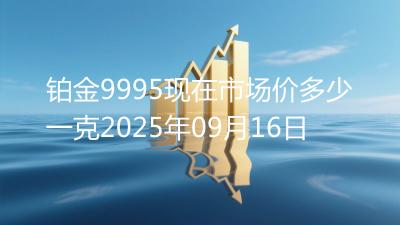 铂金9995现在市场价多少一克2025年09月16日