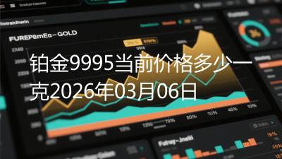 铂金9995当前价格多少一克2026年03月06日