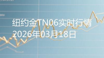 纽约金TN06实时行情2026年03月18日