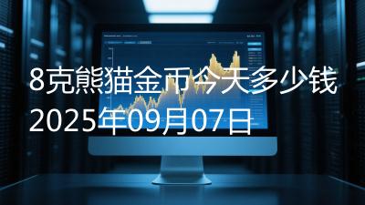 8克熊猫金币今天多少钱2025年09月07日