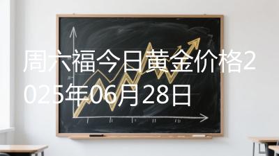 周六福今日黄金价格2025年06月28日