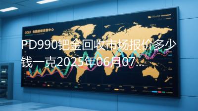 PD990钯金回收市场报价多少钱一克2025年06月07日