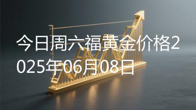 今日周六福黄金价格2025年06月08日