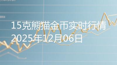 15克熊猫金币实时行情2025年12月06日