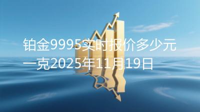 铂金9995实时报价多少元一克2025年11月19日