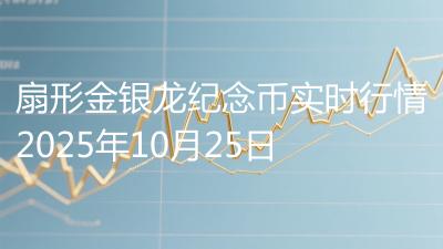 扇形金银龙纪念币实时行情2025年10月25日