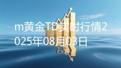 m黄金TD实时行情2025年08月03日