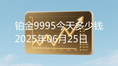 铂金9995今天多少钱2025年06月25日