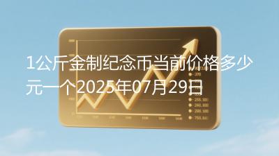 1公斤金制纪念币当前价格多少元一个2025年07月29日