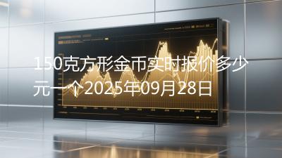 150克方形金币实时报价多少元一个2025年09月28日