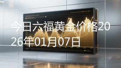 今日六福黄金价格2026年01月07日