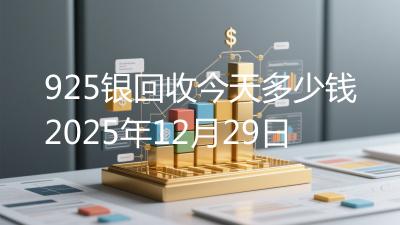 925银回收今天多少钱2025年12月29日