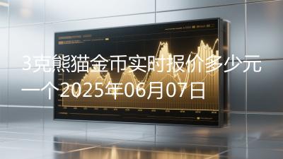 3克熊猫金币实时报价多少元一个2025年06月07日